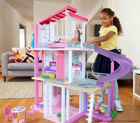  金盒头条：历史新低！Barbie DreamHouse 芭比的梦想玩具屋6.7折 199.99加元包邮！