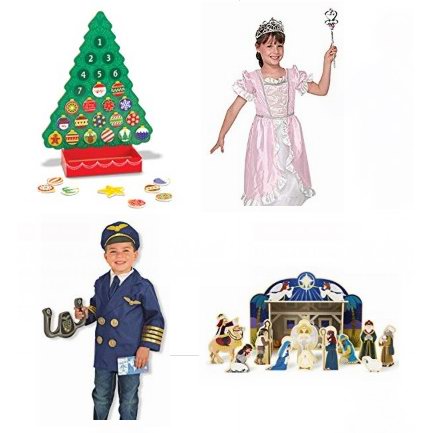  金盒头条：精选 Melissa & Doug 万圣节儿童服饰、实木儿童玩具6.2折起！售价低至9.89加元！