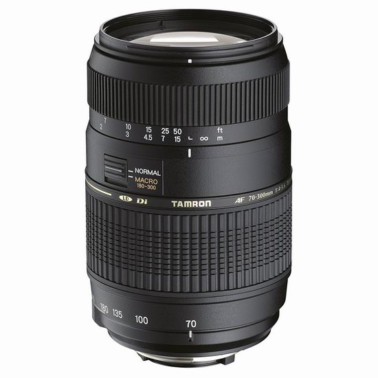  历史新低！Tamron 腾龙 A17NII AF 70-300mm f/4.0-5.6 Di LD 尼康卡口 长焦镜头5.9折 129.49加元包邮！