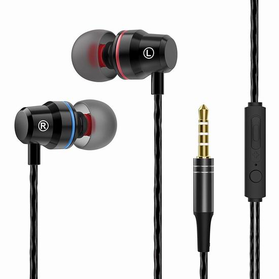  LAENZAN 有线高清立体声耳机1.5折 11.99加元限量特卖并包邮！