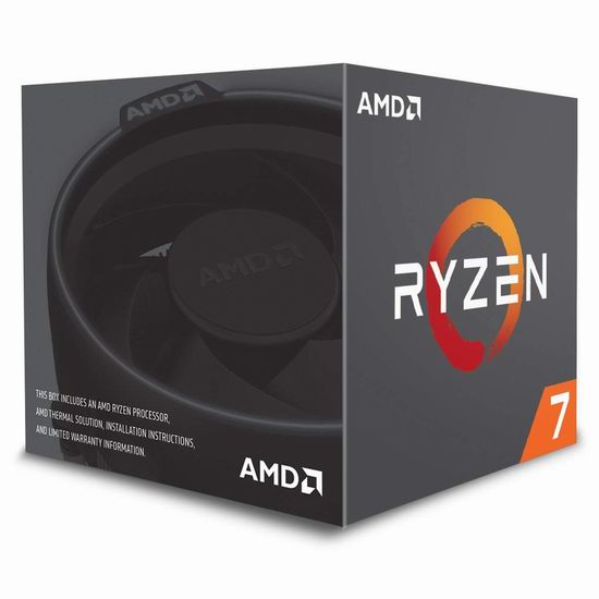  历史新低！AMD 第二代锐龙 7 2700 处理器 276.99加元包邮！带LED幽灵螺旋散热器！