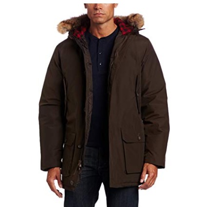  明星款 Woolrich Arctic Parka 极地防寒 狼毛鸭绒 男式羽绒服（XL码）3.5折 182.38加元包邮！