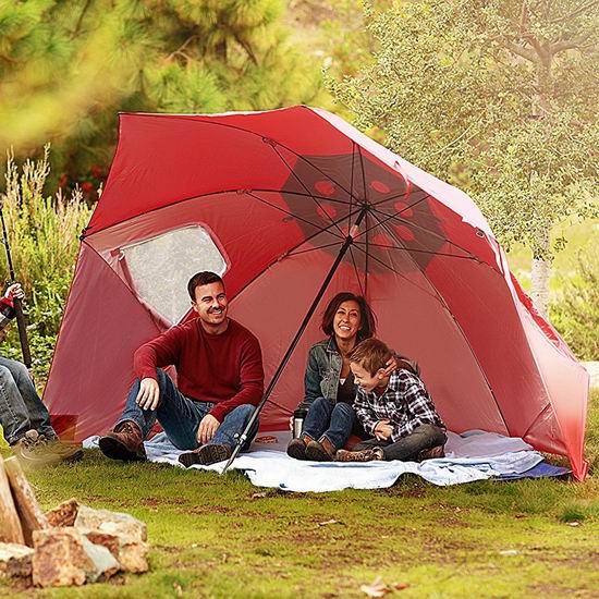  SKLZ Sport Brella 9英尺加大号便携式遮阳棚/遮阳伞 75.73加元包邮！
