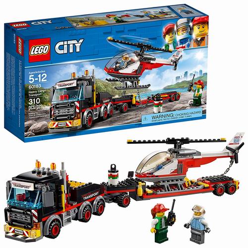  LEGO 乐高 城市系列 60183 重型直升机运输车（310pcs）8折 31.97加元！