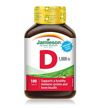  Jamieson 健美生 维生素D片（100粒） 5.69加元