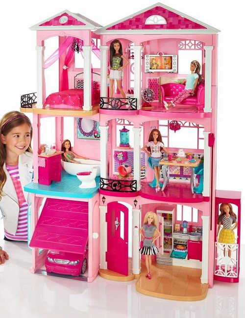  历史最低价！Barbie 芭比 DreamHouse 梦想之家 169.99加元，原价 239.99加元，包邮