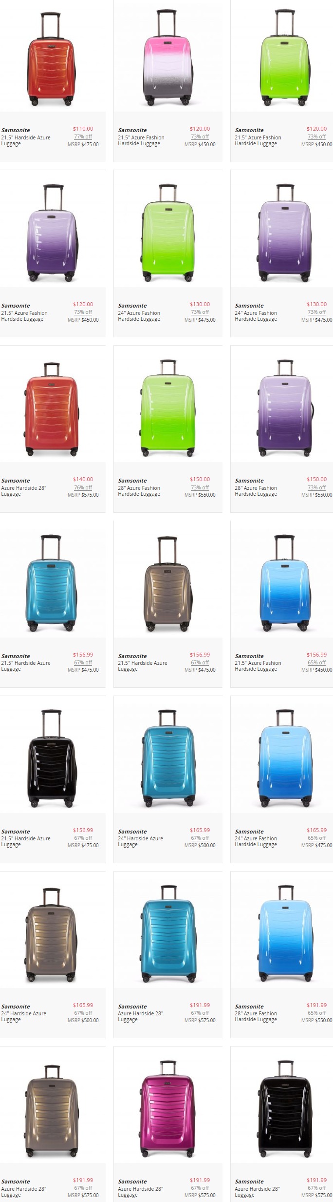 11 Samsonite Azure PC