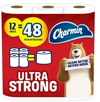  Charmin Ultra 超软/超强 双层卫生纸12卷 15.73加元