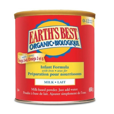  Earth's Best 有机婴儿奶粉、豆奶粉 28.46加元，原价 33.49加元