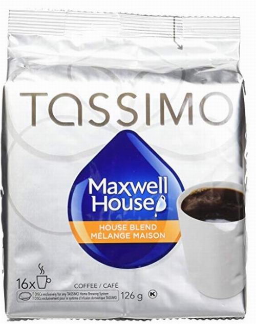  Maxwell House Tassimo 咖啡胶囊16个装 4.97加元限时特卖！