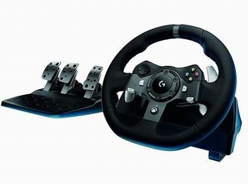 Logitech G920 赛车游戏方向盘+踏板套装 299.98加元，原价 349.99加元，包邮