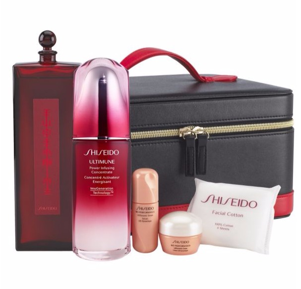  Shiseido 资生堂Icons 红腰子+红色蜜露精华化妆水+百优面霜 6件套（价值 303加元） 243加元包邮！