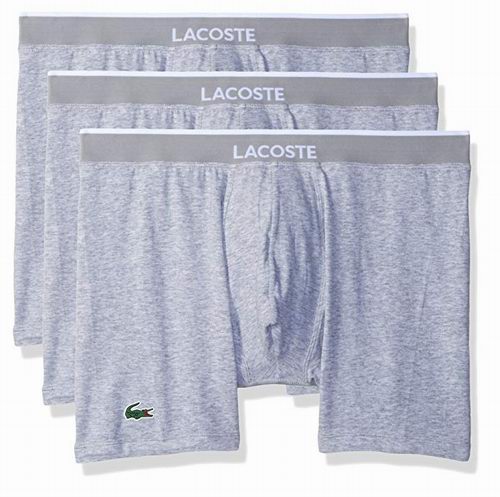  Lacoste 男士经典纯棉平角内裤 27.66加元，原价 55.25加元