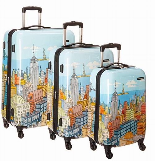  Samsonite Nyc Cityscapes 拉杆行李箱/登机箱 3件套 436.35加元，原价 622.31加元，包邮