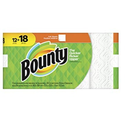  Bounty 双层厨房用纸12卷 14.14加元，原价 22.99加元