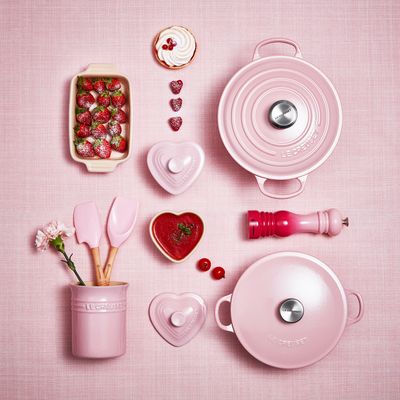  美到少女心炸裂！Le Creuset 高颜值 粉色系列 锅具、餐具等5.5折起+额外8.5折！折后低至17.21加元+全场包邮！