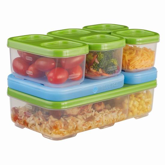  历史新低！Rubbermaid LunchBlox Entree 午餐盒/保鲜盒套装4.1折 10加元！