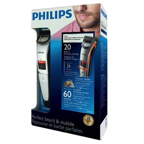  金盒头条：近史低价！Philips 飞利浦 QT4014/16 男士胡须造型剃须刀5.6折 24.99加元！