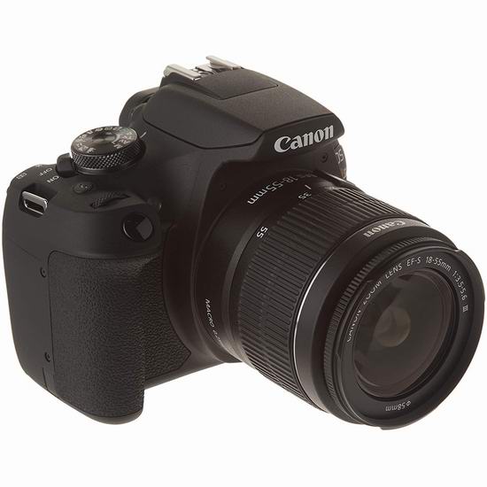 Canon 佳能 EOS Rebel T7 单反相机 + 18-55mm DC III 镜头套装 497加元包邮！