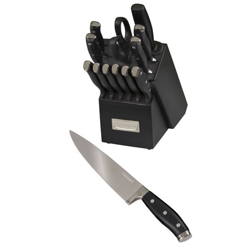  Cuisinart TE-14NCC 不锈钢专业厨房刀具14件套 99.99加元，原价 399.99加元，包邮