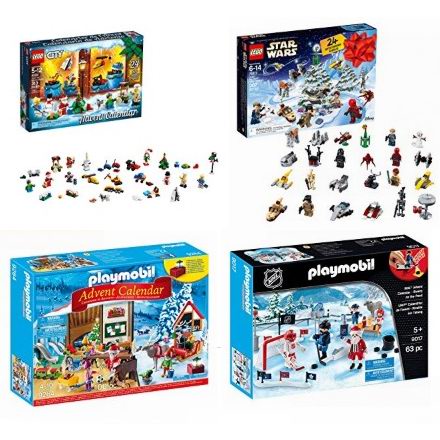  金盒头条：历史新低！精选多款 Lego、Playmobil 等品牌圣诞倒数日历玩具3.1折起！