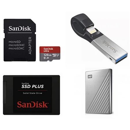  黑五专享：精选 Sandisk、WD 品牌固态硬盘、移动硬盘、U盘、手机U盘、闪存卡等4.3折起！