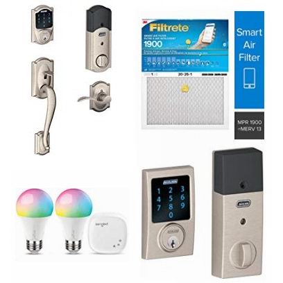  黑五专享：精选 Schlage、Filtrete、Sengled 等品牌智能密码门锁、智能暖气炉过滤网、智能灯泡等5折起！