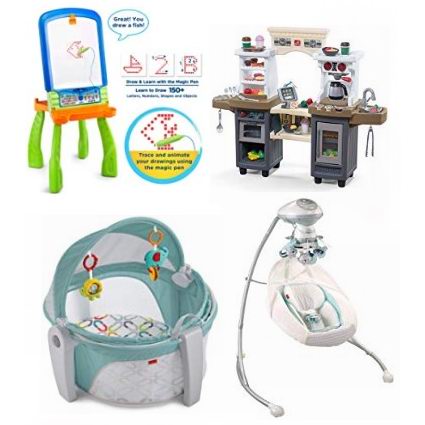  黑五专享：精选大量 Fisher-Price 费雪 婴幼儿用品、摇篮、儿童益智玩具、画板等4.1折起！