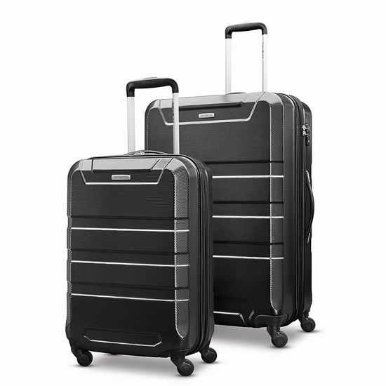  精选 Samsonite 新秀丽 超轻拉杆行李箱2件套2.7折起清仓！低至156.63加元！2色可选！