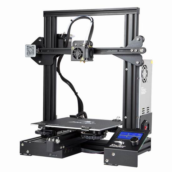  Comgrow Ender 3 Prusa i3 3D打印机DIY套件 243.19加元限量特卖并包邮！