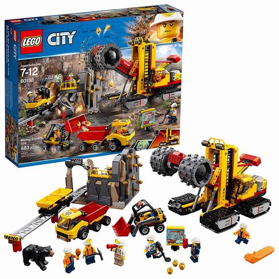  LEGO 乐高 60188 城市组系列 采矿专家基地（883pcs）6.2折 79.99加元包邮！