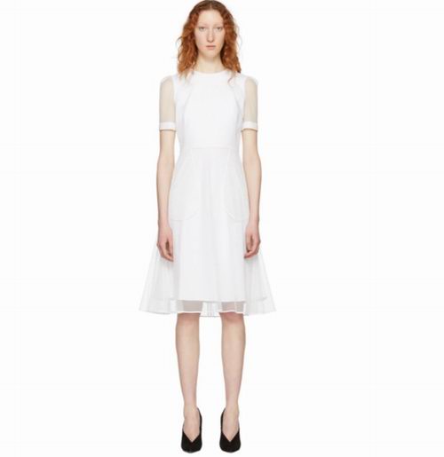  Givenchy 纪梵希  白色分层薄纱连衣裙 2.7折 1206加元，原价 4465加元，包邮