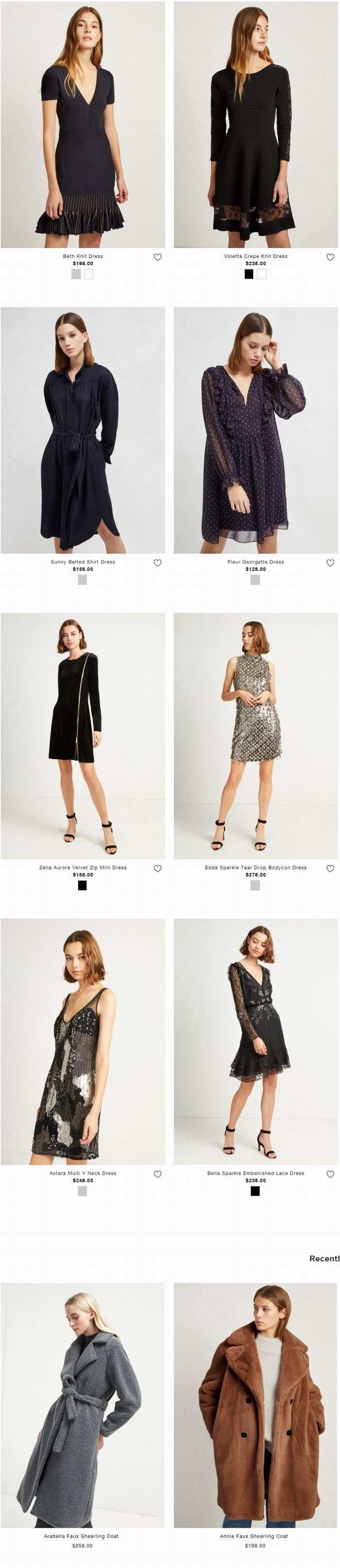 French Connection 全场 5折+特卖区额外7.5折优惠！入新款仙女裙、冬季外套 ！