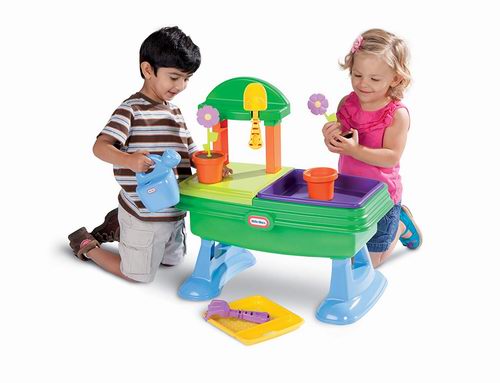  早教玩具！Little Tikes 花园游戏桌套装 30.65加元，原价 51.99加元