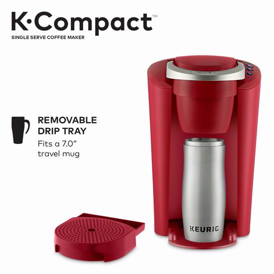 Keurig K-Compact K35 紧凑型胶囊咖啡机5折 70加元包邮！