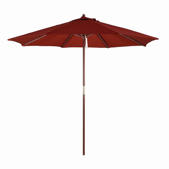 历史新低！California Umbrella 9英尺庭院遮阳伞2.8折 24.67加元！