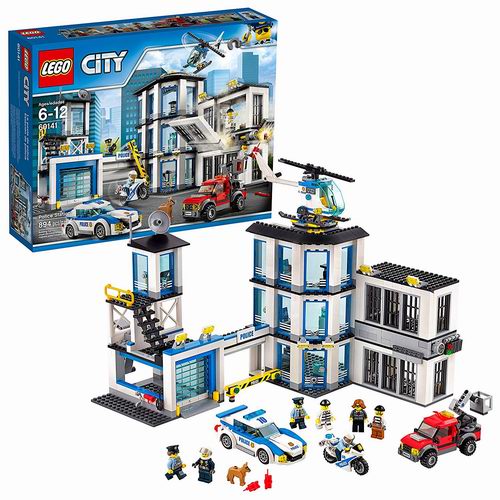  LEGO 乐高 60141 城市系列 警察总局（894pcs） 7折 90.86加元，原价 129.99加元，包邮