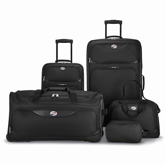  金盒头条：历史新低！American Tourister 超轻软壳拉杆行李箱4件套3.5折 89.99加元包邮！两色可选！