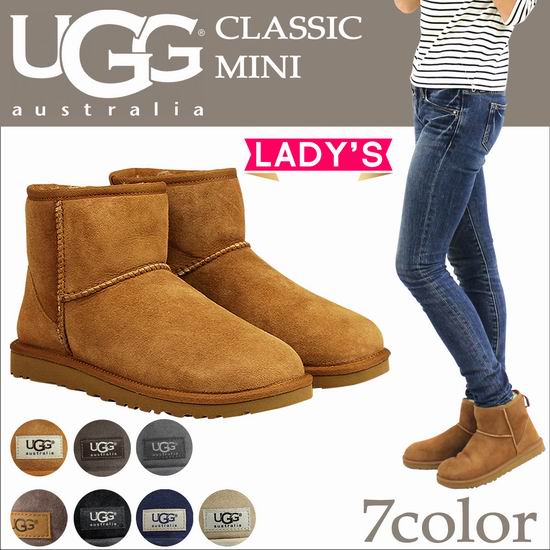  UGG Classic Mini Ii 皮毛一体 女士雪地靴 122.5加元包邮！3色可选！