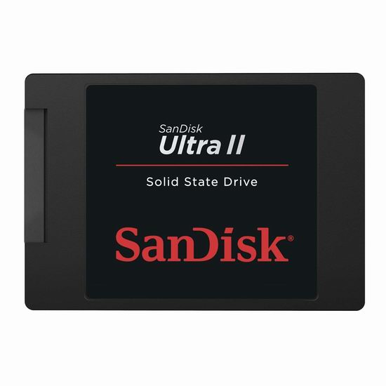  历史新低！SanDisk 闪迪 Ultra II 至尊高速 960GB SATA III 2.5英寸固态硬盘 137.02加元包邮！
