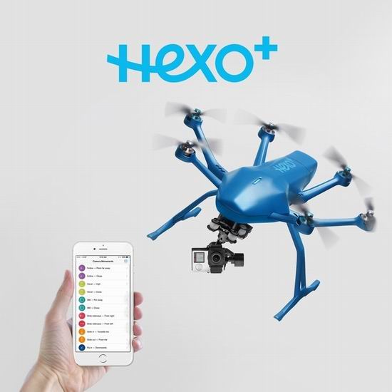  超级白菜！Hexo+ Drone 跟拍神器 高速航拍无人机2折 99.98加元包邮！