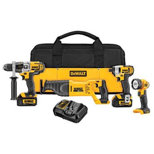  历史新低！DEWALT 得伟 DCK490L2 20V Max 锂电 电动工具4件套超值装4.9折 334.78加元包邮！