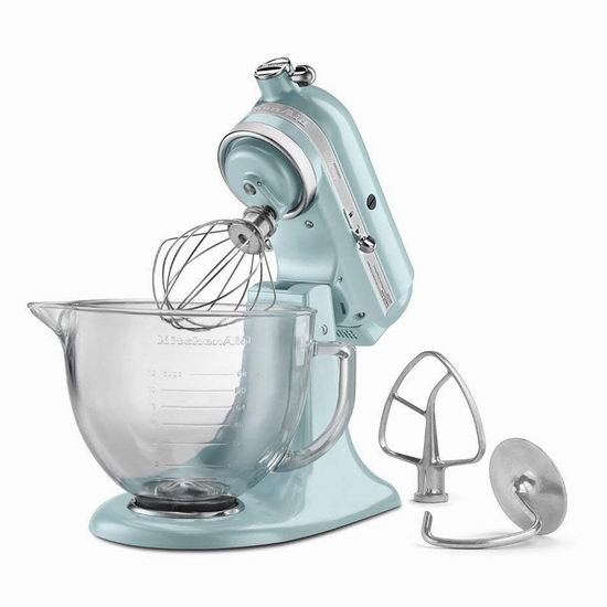  KitchenAid KSM155GBFP Artisan 5夸脱 多功能搅拌机/厨师机4.2折 254.15加元包邮！