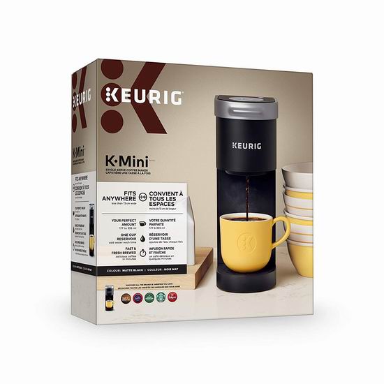 手慢无！历史最低价！Keurig K-Mini 超迷你胶囊咖啡机4折 39.99加元包邮！