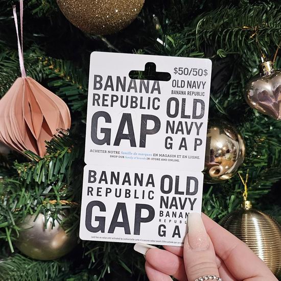  Gap、Old Navy、Banana Republic 通用电子礼品卡9折！