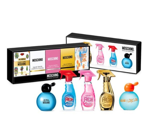  Moschino Ladies Miniature女士香水Q版 5件套 24.5加元，原价 49加元