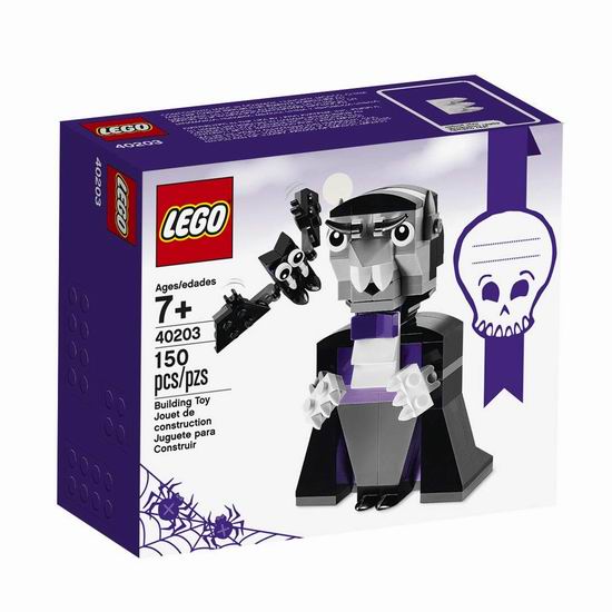  白菜价！历史新低！LEGO 乐高 创意系列 40203 万圣节 吸血鬼和他的小蝙蝠（150pcs）3.8折 4.5加元清仓！