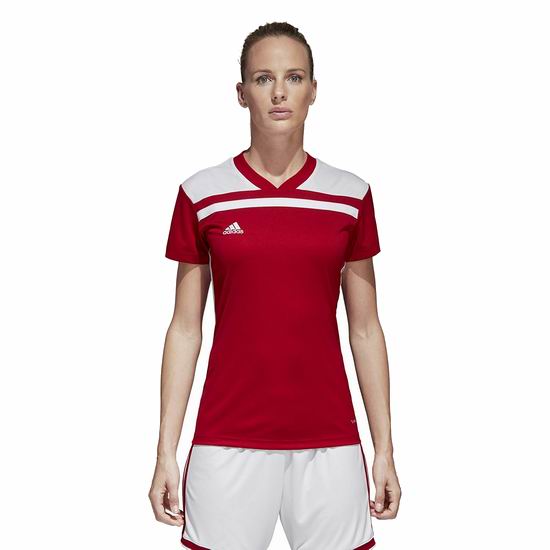  adidas Regista 18 Jersey 女式短袖T恤（M码）4.1折 14.7加元清仓！