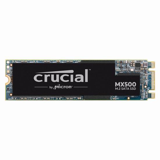  历史新低！Crucial 镁光 MX500 3D NAND SATA M.2 500GB 卡式固态硬盘4.8折 79.99加元包邮！