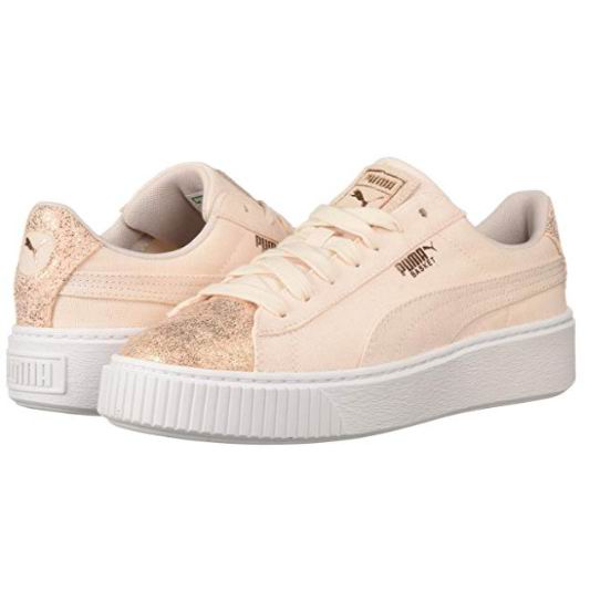  白菜价！PUMA Basket Platform 松糕厚底 女式运动鞋2.3折 30加元起！3色可选！